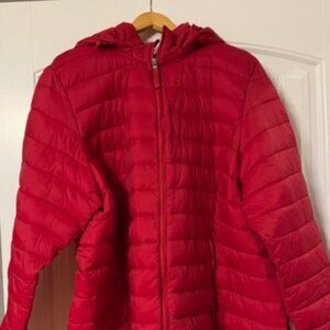 Red Puffer Coat